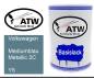 Preview: Volkswagen, Mediumblau Metallic 2C, Y5: 500ml Lackdose, von ATW Autoteile West.